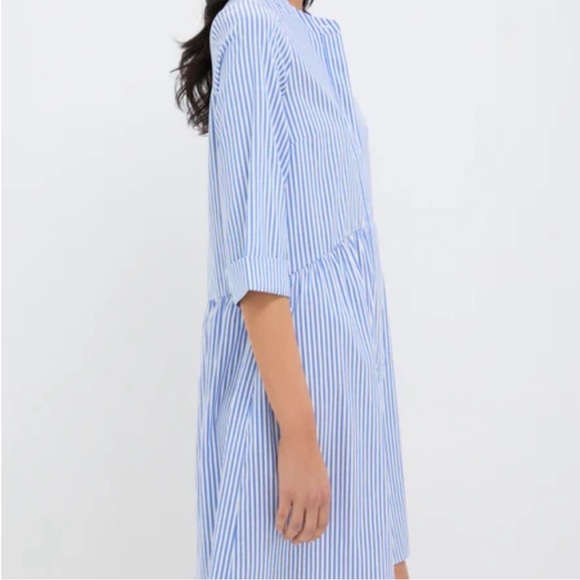 Tuckernuck Blue Stripe Royal Shirt Dress - Picture 6 of 10